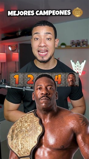 🏆 Top CHAMPIONS in the Ring #WWEinSpanish #wrestlers #Top10WWE #prowrestling
