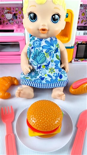 Satisfying with Unboxing & Review Miniature Baby Alive | ASMR Video no music #asmrtoys #toyhouse