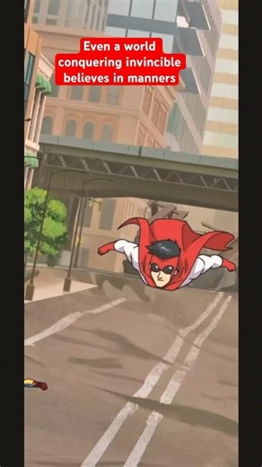 Even a world conquering #Invincible believes in manners | #invinciblewar