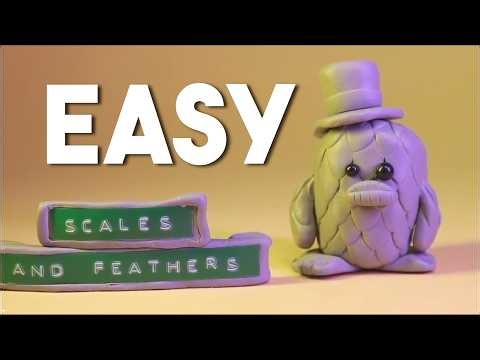 FEATHERING and SCALING! (Easy sculpting trick)