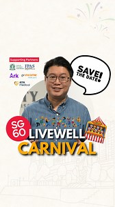 🎉 SG60 LiveWell Carnival – A Day of Fun, Learning & Health for All Ages! 🎉 📅 13 September 2025 📍 Lifelong Learning Institute (Nearest MRT: Paya Lebar) 🕒 8.30AM – 4PM | Come anytime! ✨ What’s in store for you? ✅ Prizes worth up to $1,500 ✅ FREE Goodie Bag worth $30 (while stocks last) ✅ FREE Medical Check-up worth $25 ✅ Hourly Lucky Draws – Win Gold, Shopping Vouchers & a 5-Star Hotel Staycation! 🎤 Special Guest Speakers: 💡 CPF Board – Insights on CPF & Healthcare Planning 💡 Dr Daniel Cha