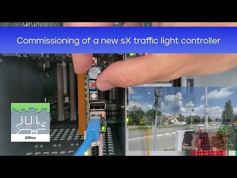 Commissioning of a new sX traffic light controller w/ Yutraffic Office as part of Yutraffic Symphony
