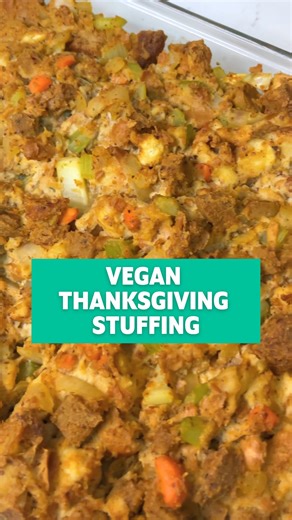 11K views · 56 reactions | 8-INGREDIENT VEGAN STUFFING 旅 ⁠ ⁠ This...