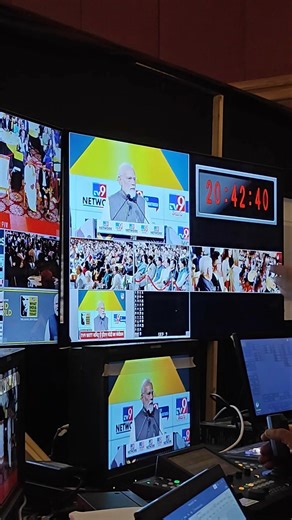 Managing Teleprompter for TV9 Summit 2026: Working with PM Modi, Sourav Ganguly & Smriti Irani!