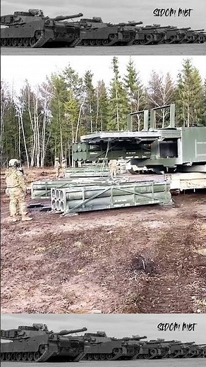 MLRS Artillery Prepares to Load Ammunition