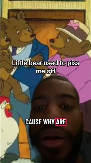 His parents don’t like him forreal. #littlebear #nickolodeon #90scartoons #nicktoons #nickjr