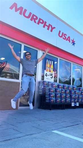 Being a Murphy Drive Rewards member is something worth jumping for! Thanks for sharing. ❤️ Want us to post you next? Stop by and tag us! | Murphy USA