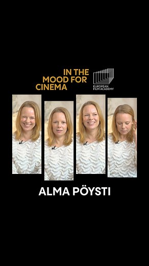 2.9K views · 49 reactions | Nominated for European Actress 2023 for her role in Aki Kaurismäki's FALLEN LEAVES, Alma Pöysti joined our interview series In The Mood For Cinema! ✨ Learn more about her favourite movie theater in Paris, why BAMBI made her cry, and why she would like to watch more classic films in the full interivew on our YouTube channel!  #AlmaPöysti #InTheMoodForCinema | European Film Academy | Facebook