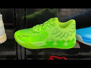 Puma LaMelo Ball MB.01 Low GS (Green Gecko/Castlerock) - Style Number: 377368-07