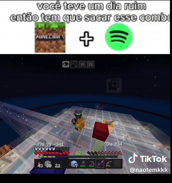 MÓ PAZ #minecraft #minecraftsurvival #surviva #minecraftmeme