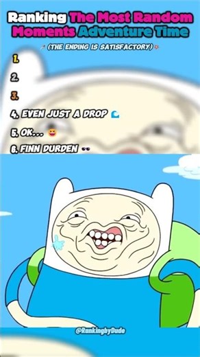 Ranking the Most Random Moments Adventure Time #002