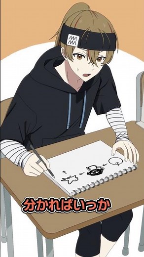 3人で絵しりとりやってみたら衝撃の結果に…！ #ハンドレ #anime