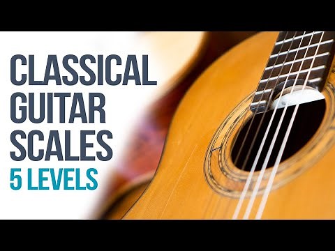 Classical Guitar Scales (5 Levels) + PDF