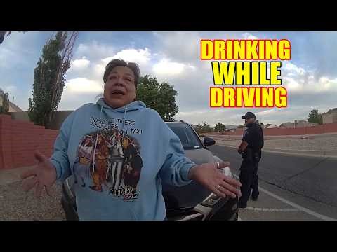 Drunk 65-Year-Old Woman Found Drinking WHILE Driving