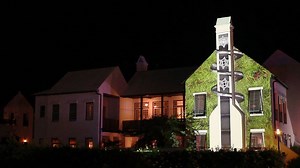 How a Giant Rube Goldberg Machine Ended Up on the Side of This House