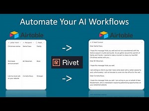 Rivet: Automate Your AI Tasks With Airtable For Free - No Code Tutorial
