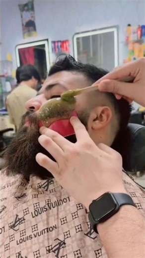 Stylish Beard Edge with Wax | Beard Style For Men's #shorts #viral #hairstyle