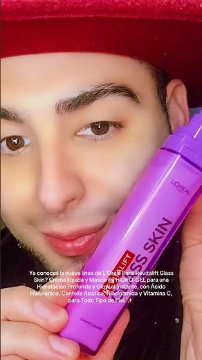 ¿Ya conoces la nueva línea de L’Oréal Paris Revitalift Glass Skin? ✨💜 #loreal #marioluna