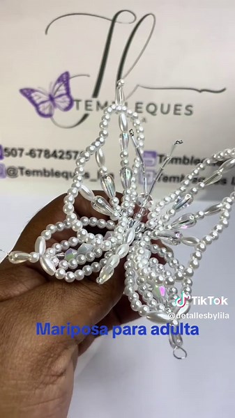 Tutorial de Tembleques para Mariposas Blancas