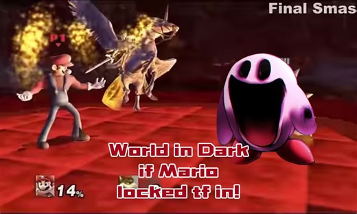Mario does in fact stomp Kirby but y’all ain’t ready for that discussion Original video from Master0fHyrule #smashbrosbrawl #smashbrosultimate #supersmashbrosinfectionau #worldindark #mario #kirby #fyp #CapCut