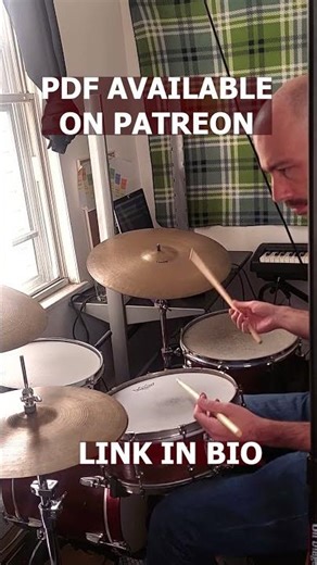 Drum Lesson! Jazz Comping Example! PDF Available on PATREON! Link in BIO!