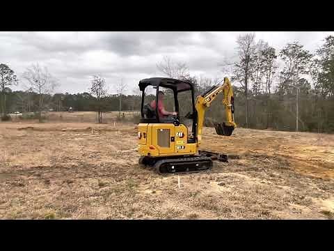 First job with the new Cat 301.8 mini excavator