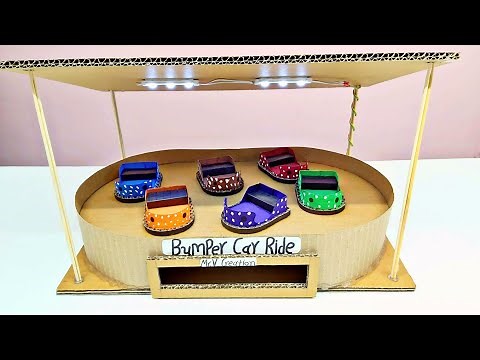 Wow Amazing Bumper Car Ride | How to Make A Amazing Amusement park Bumper Car ride from Cardboard