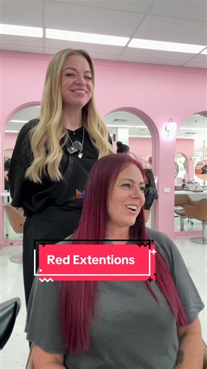 Red long extensions ❤️✨ Bold colour, serious length and that glossy, head turning finish because subtle was never the brief. #RedHair #LongExtensions #HairTransformation #ExtensionSpecialist #StatementHair