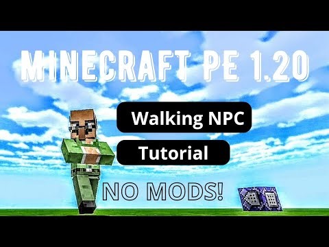 1.20 Walking NPC Tutorial [New command for 1.20] NO MODS! [NO MUSIC]