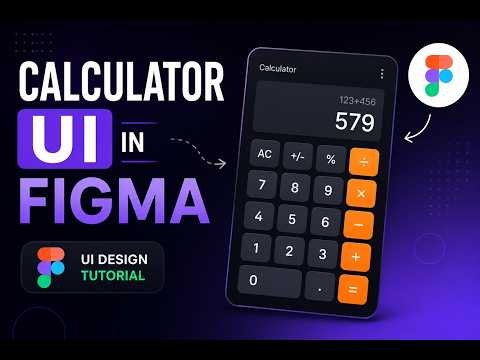 Calculator Using Figma | UI Design Tutorial | Test Video
