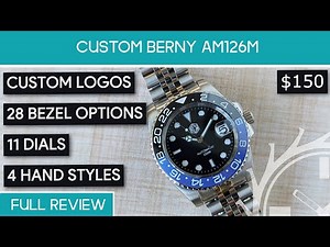 Custom Berny Dive watch Full review