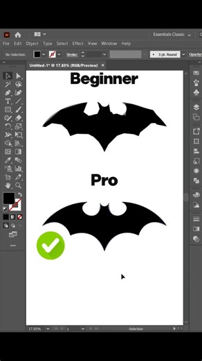 Use Pen Tool Like a Pro in Illustrator 💁‍♂️ #illustrator