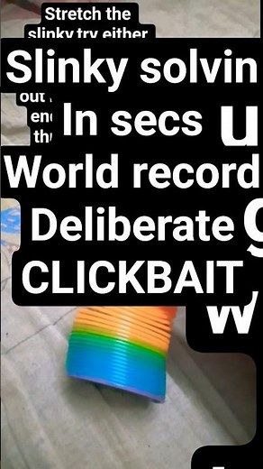 how to untangle yo Slinky when it entangles