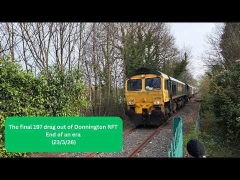 The final 197 drag out of Donnington RFT End of an era