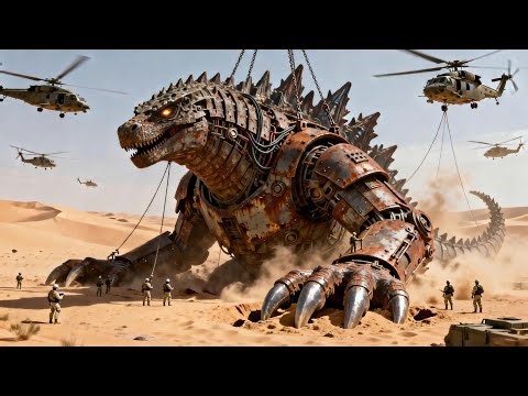 A Mechanical Godzilla Recovered from the Desert Depths and Fully Restored