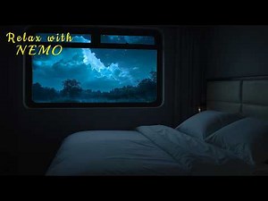 Night Train Journey 🚂 Dimly Lit Sleeper Train Ambience for Sleep / Relaxing Railways & Train Sounds