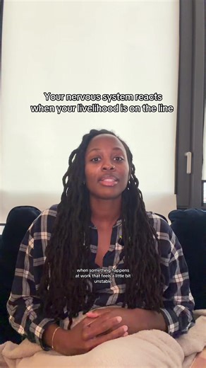 There’s a pattern I see often with high-achieving professionals of color. A moment at work happens - your boss pops an unexpected meeting on your calendar or you didn’t have a stellar performance review… and the body shifts because the stakes are high. When your livelihood or professional credibility feels threatened, the nervous system moves into protection. That protection can look like hyper-alertness, mental looping, and difficulty settling — even when the workday is over. For many people, s