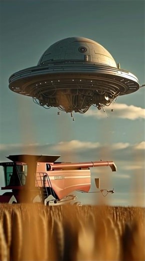 UFO Over Farmland😱#shorts