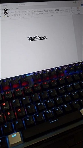 F1 Race Car shorCut Key in MS Word |Quick Keys Tutorial | #shortcutkeys #shorts