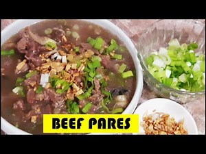 BEEF PARES kanto style