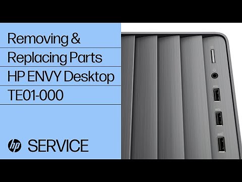Removing & replacing parts for HP ENVY Desktop TE01-000 | HP Computer Service