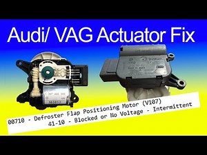 How to Fix Audi HVAC Actuator - 8E1820511