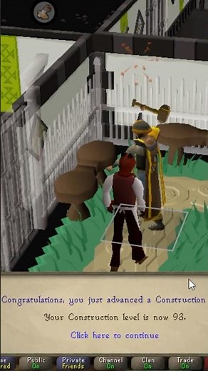93 Construction on My Ironman! #osrs #gaming #runescape