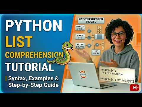 Python List Comprehension Tutorial | Syntax, Examples & Step-by-Step Guide