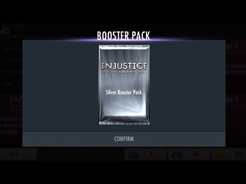 Free Silver Booster Pack Opening - Injustice Mobile