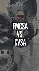 FMCSA is the government agency that creates and oversees the safety regulations for trucking in the U.S. Think of them as the rule makers. CVSA is a non-profit alliance of inspectors and safety officials across North America. These are the folks that dictate the policies and procedures and how the rules are enforced. FMCSA sets the standards. CVSA makes sure how everyone follows them. Does that clear things up? | Safety Compliance & Training LLC