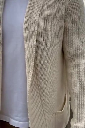 Wool Men's Long Knit Cardigan: Oversized Winter Jacket - Etsy