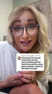 2 Tips For Dealing With Job Interview Nerves 👌🤝👍🤔. A lot of people get so nervous in job interviews that their voice cracks and gets higher. And that makes them even more nervous! But I’ve got two tips to help you calm yourself down. First is to actually let the person interviewing you know that you are excited and therefore might come across as nervous. And second, you should come up with some really great questions that will allow the interviewer to do the talking and give you a chance to 