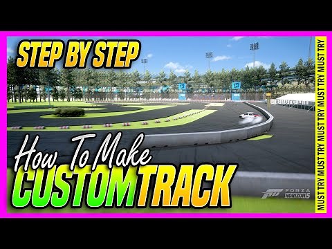 How To Make Custom Drift Track Forza Horizon 5 - Even Lab Tutorial - Blueprint Builder FH5