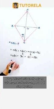 Solve Angle OBC in a Deltoid Geometry Problem #Math #DeltoidForNinthGrade #PropertiesOfTheDeltoid